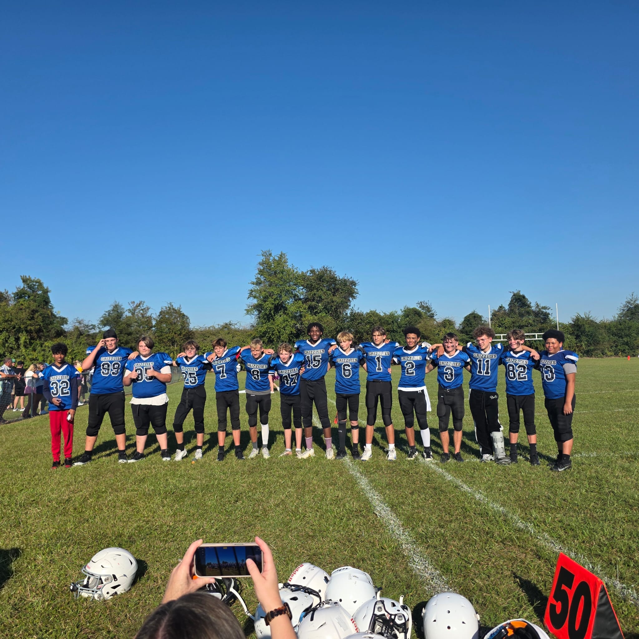 Cape Fear Middle School football team, 2026 season